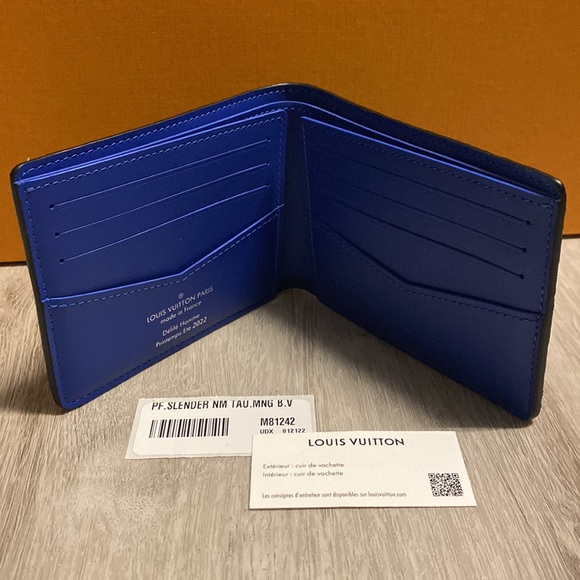 Louis Vuitton SS22 Virgil Abloh Leather Slender Wallet - Picture 4 of 13